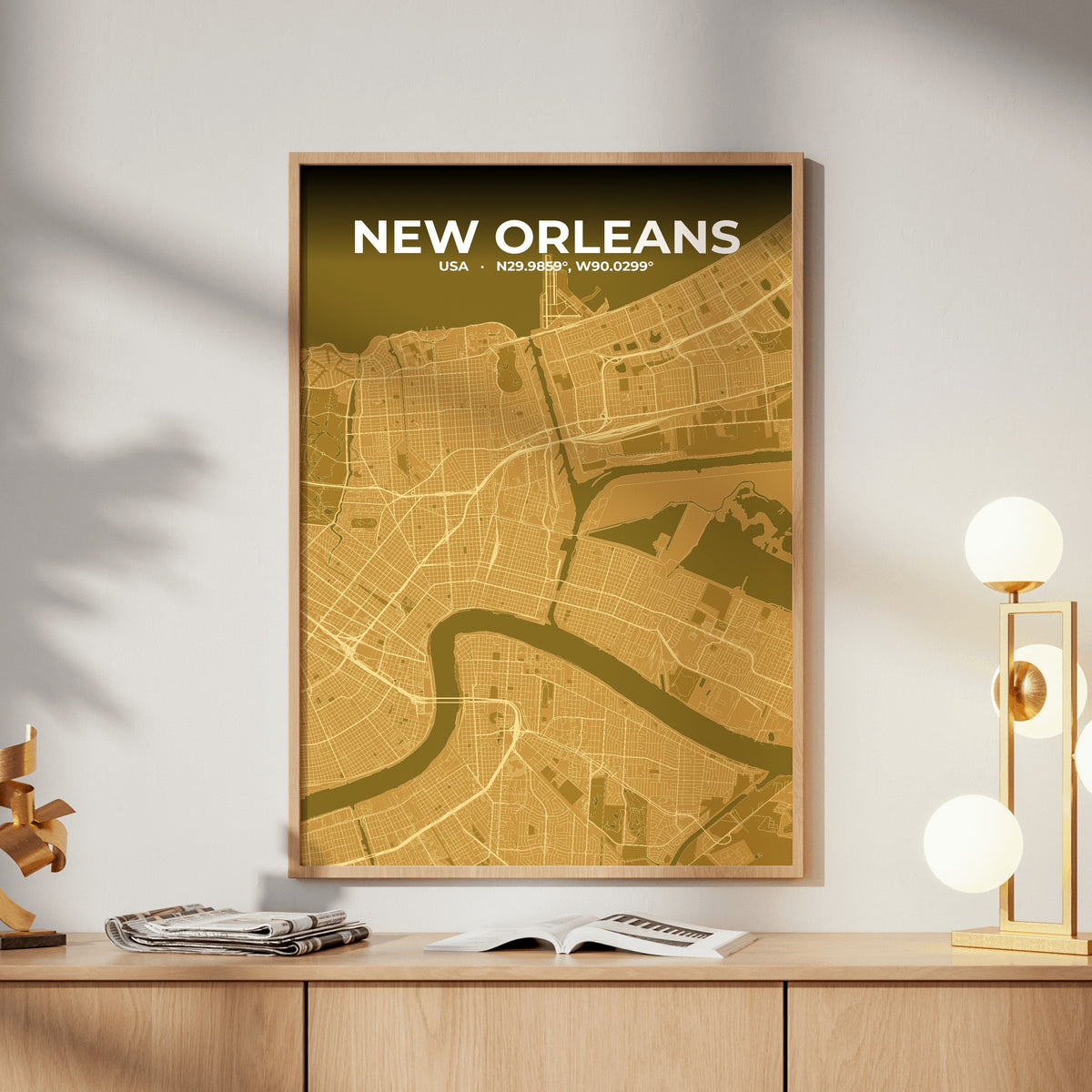 New Orleans Forge Map Poster