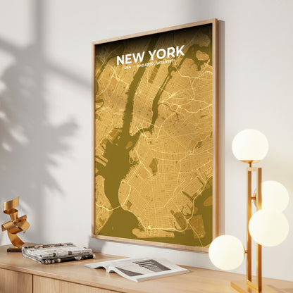 New York Forge Map Poster