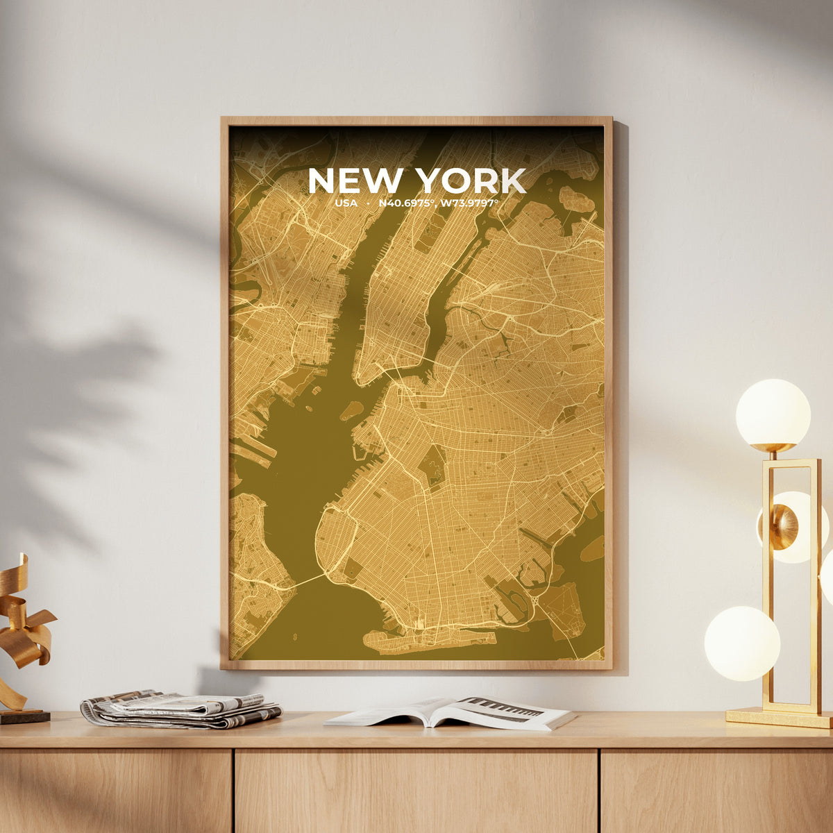 New York Forge Map Poster
