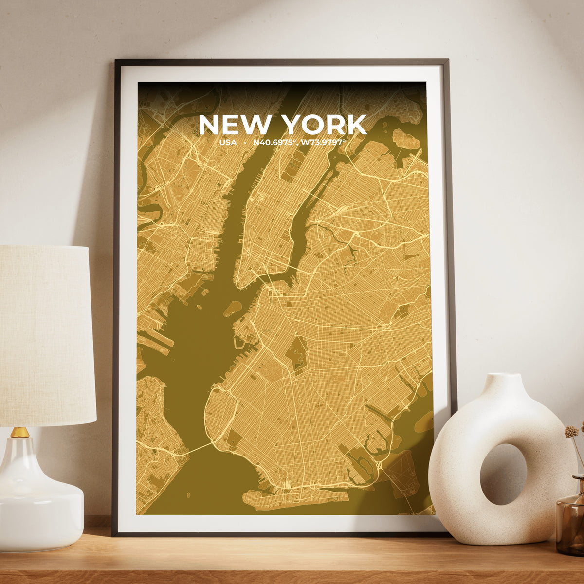 New York Forge Map Poster