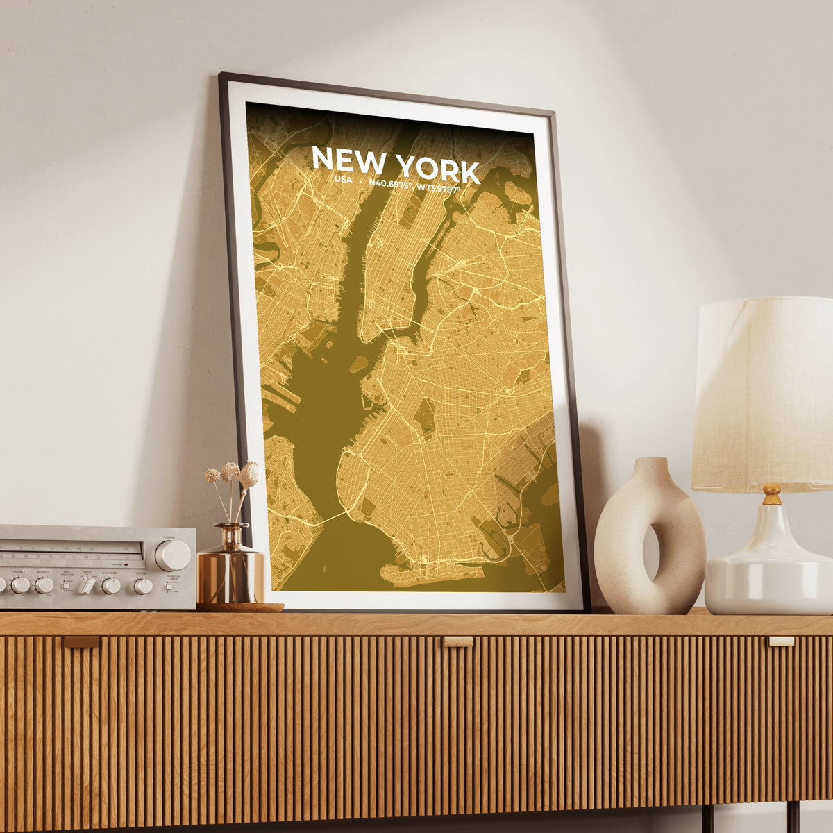 New York Forge Map Poster