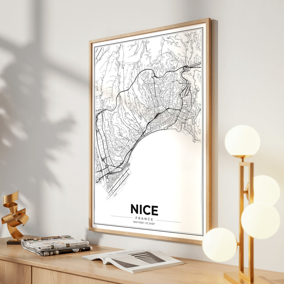 Nice Modern Map Poster