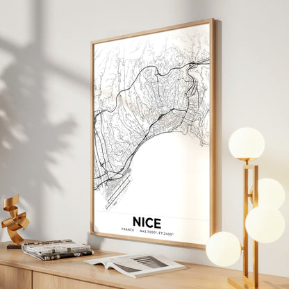 Nice Elegant Map Poster