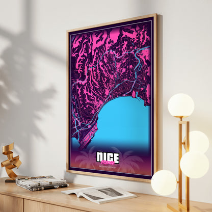 Nice GTA Map Poster