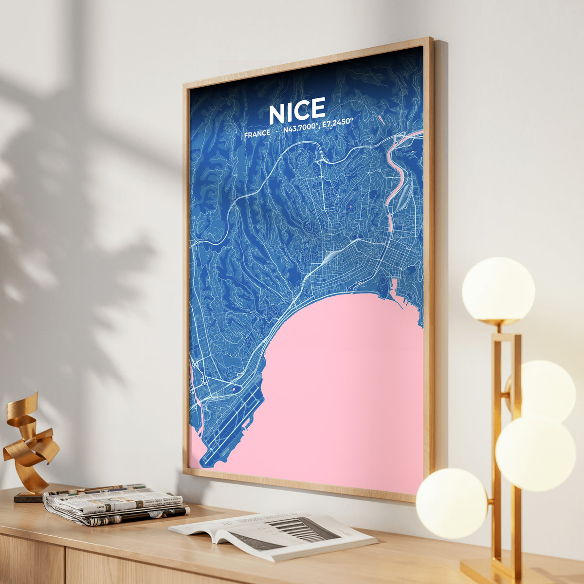 Nice Candy Map Poster