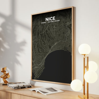 Nice Sable Map Poster