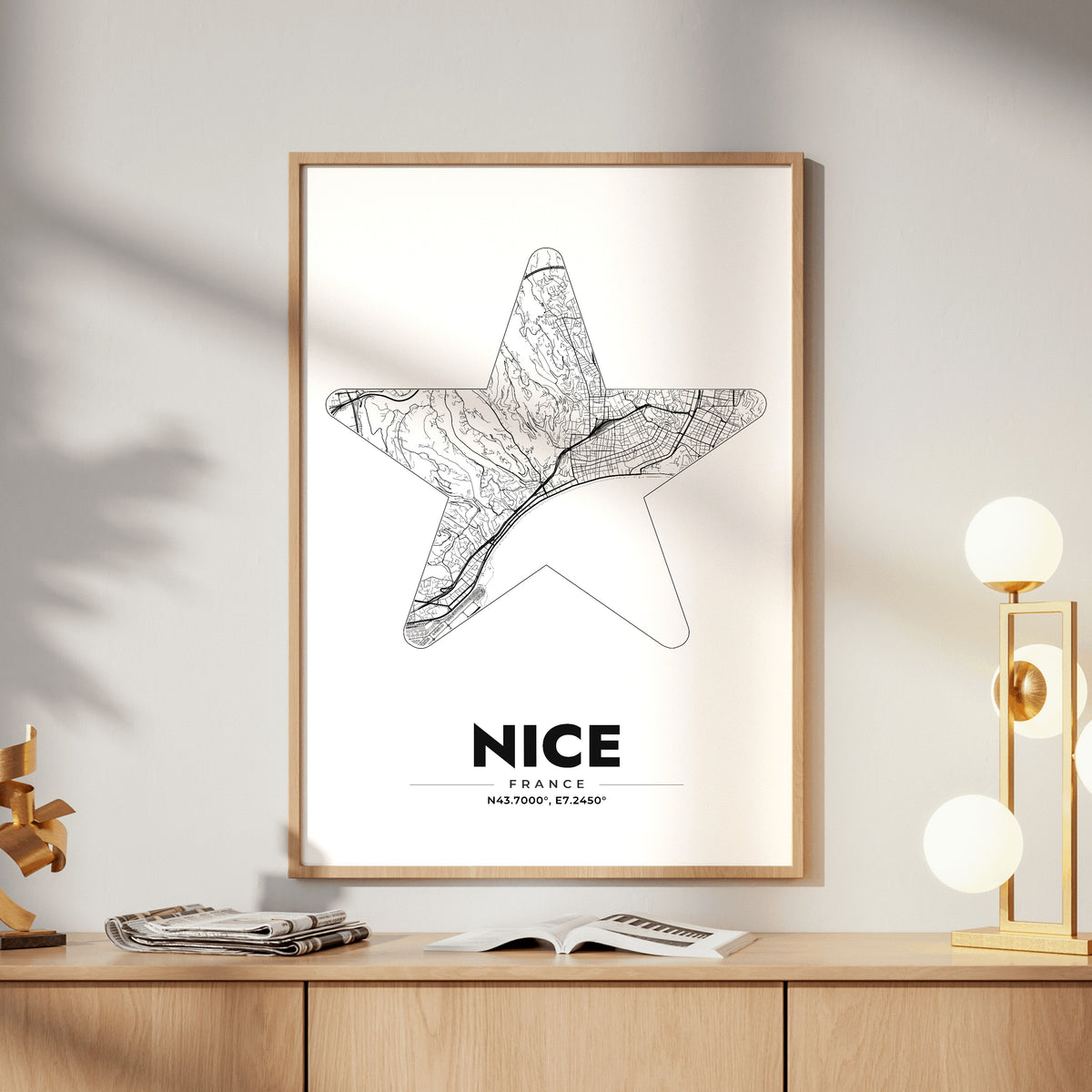 Nice Star Map Poster