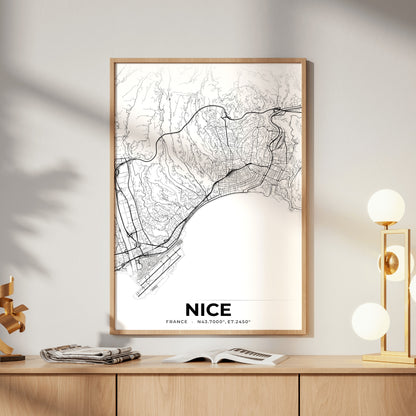Nice Elegant Map Poster