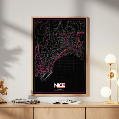 Nice Retro Map Poster