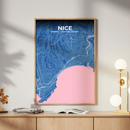 Nice Candy Map Poster