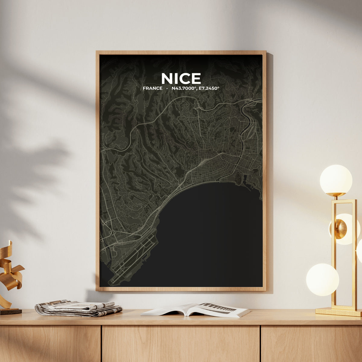Nice Sable Map Poster
