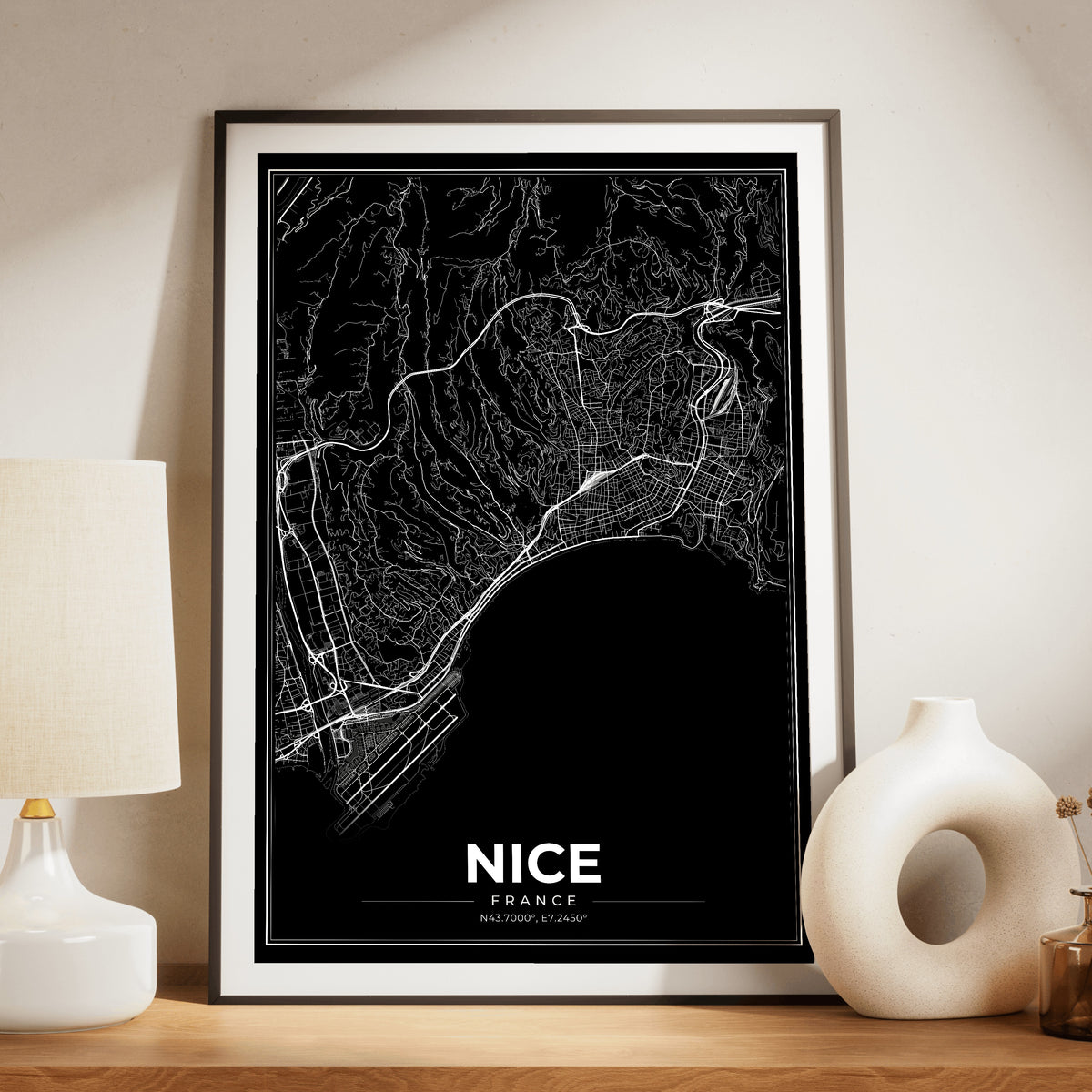 Nice Modern Map Poster