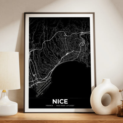 Nice Elegant Map Poster