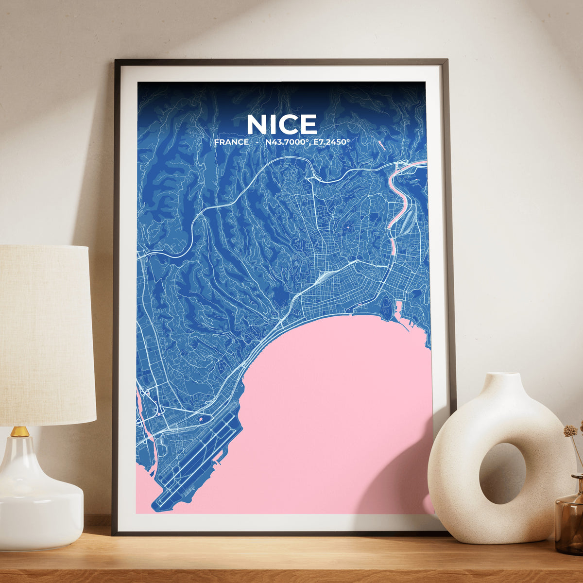 Nice Candy Map Poster