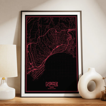 Nice Phosphor Map Poster - System Alert