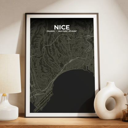 Nice Sable Map Poster