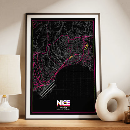 Nice Retro Map Poster