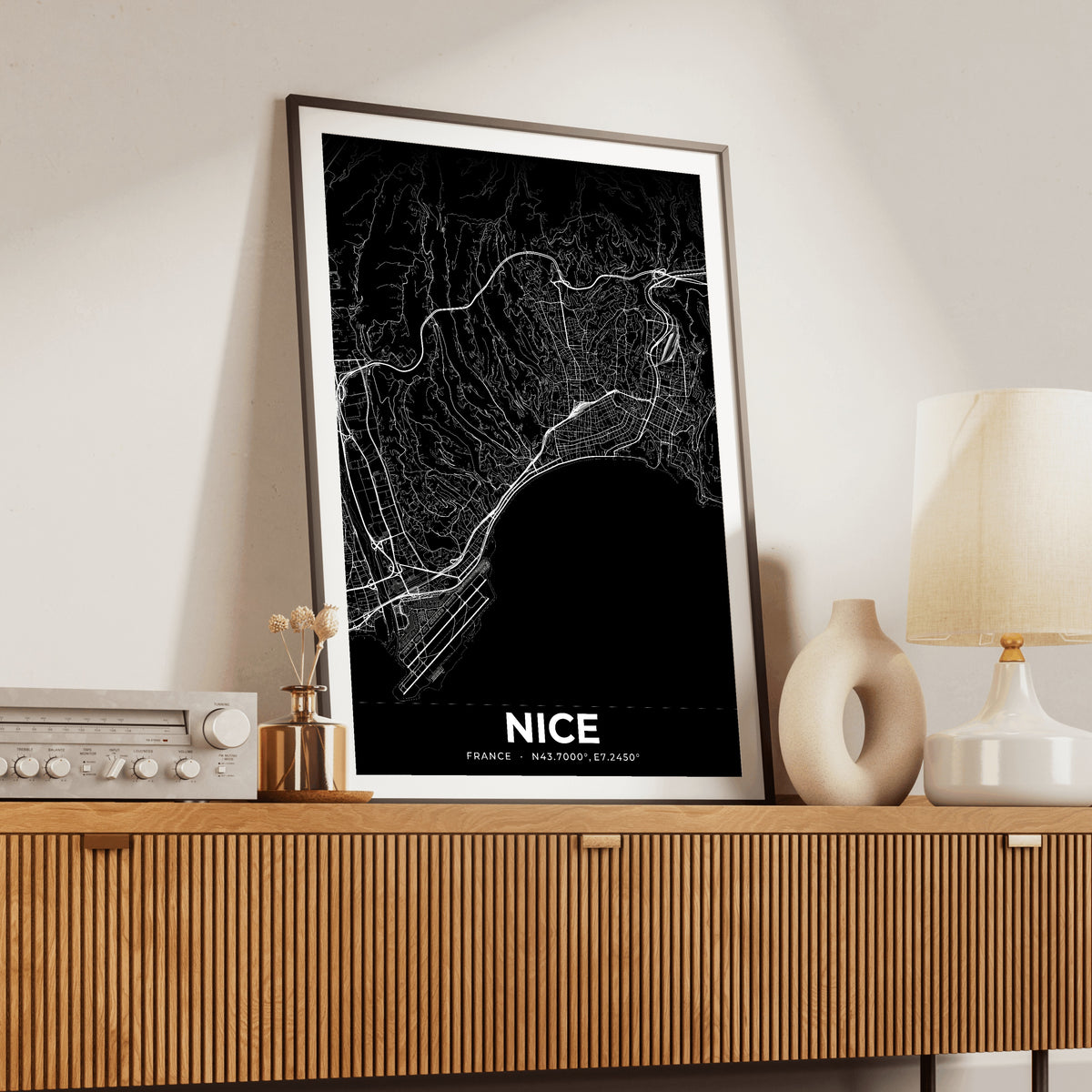 Nice Elegant Map Poster