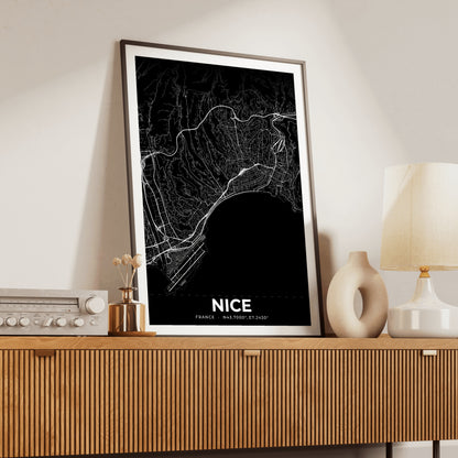 Nice Elegant Map Poster