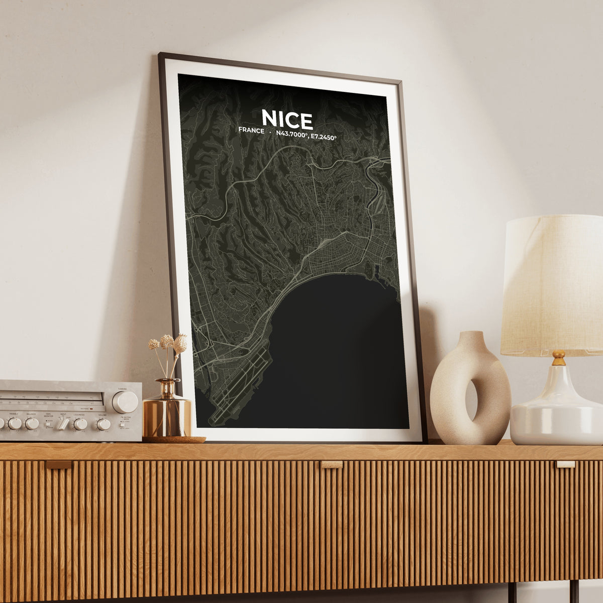 Nice Sable Map Poster