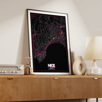Nice Retro Map Poster
