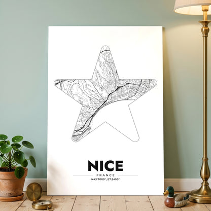 Nice Star Map Poster
