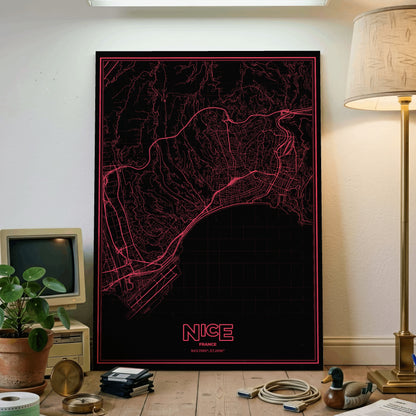 Nice Phosphor Map Poster - System Alert