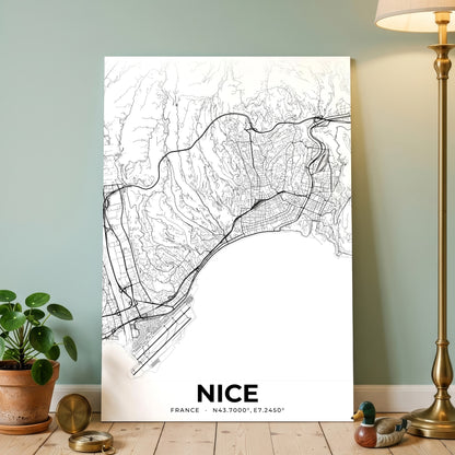 Nice Elegant Map Poster