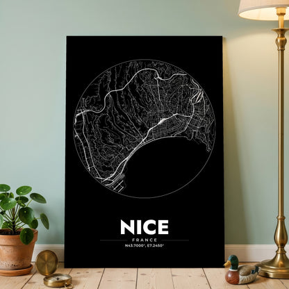 Nice Spot Map Poster