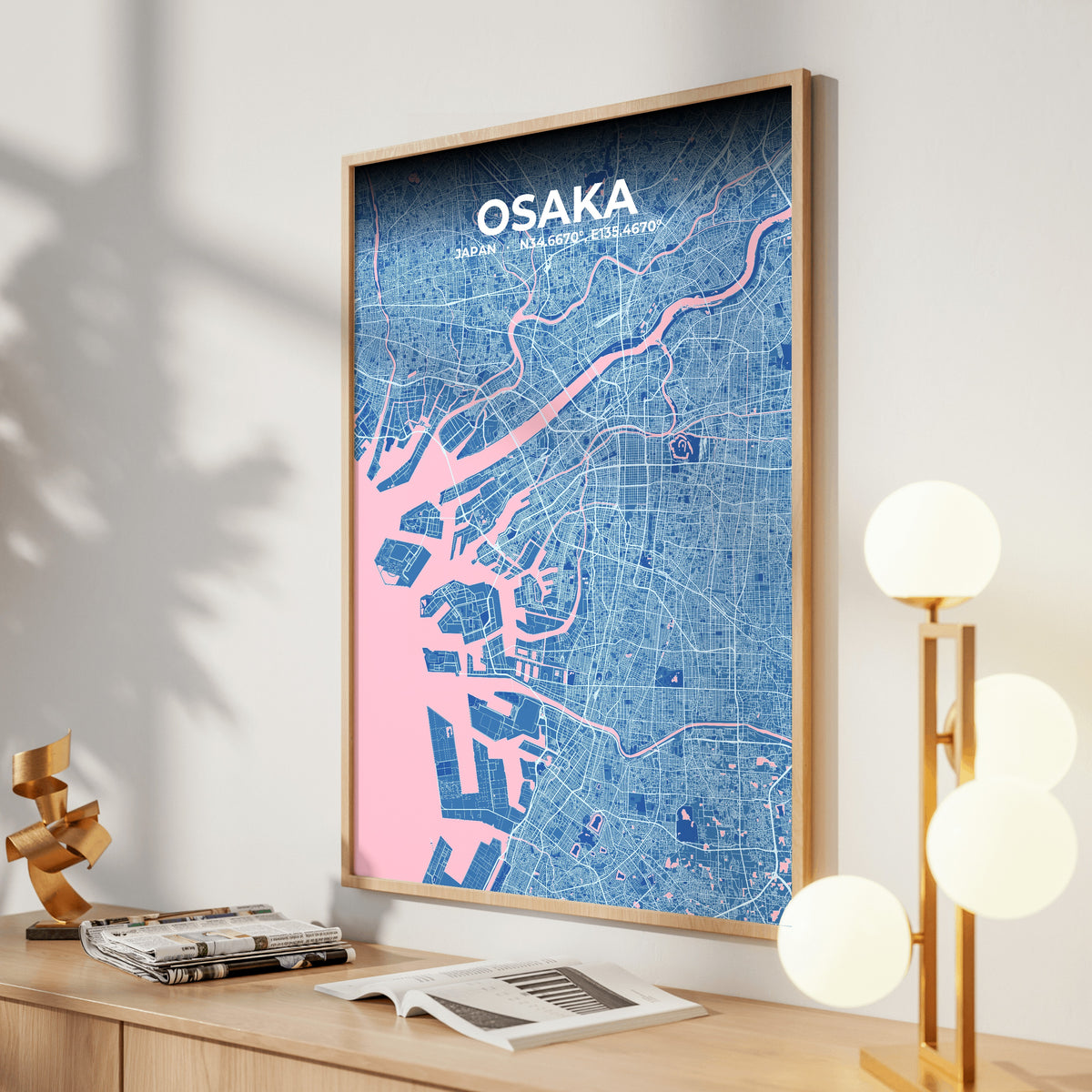 Osaka Candy Map Poster