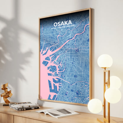 Osaka Candy Map Poster