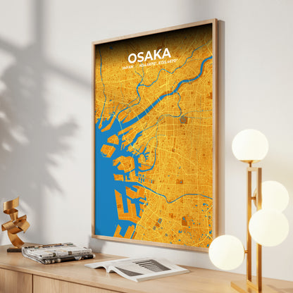 Osaka Scorch Map Poster