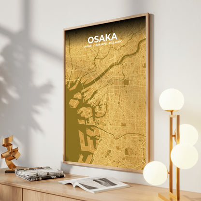 Osaka Forge Map Poster