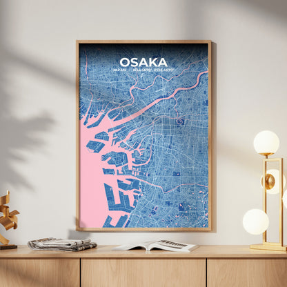 Osaka Candy Map Poster