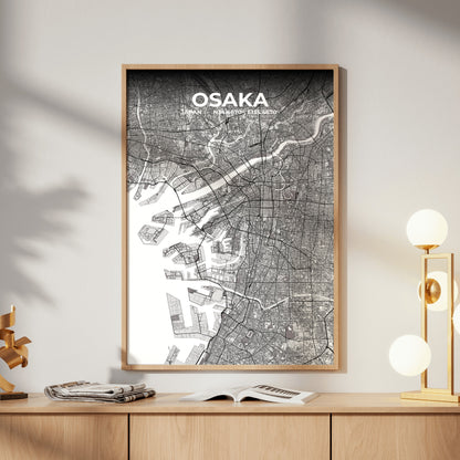 Osaka Ash Map Poster