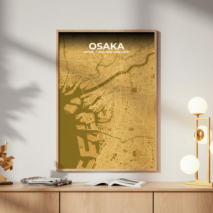 Osaka Forge Map Poster