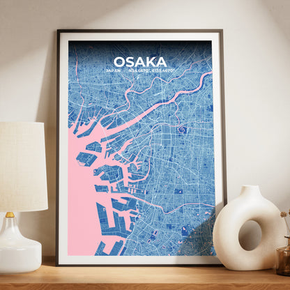 Osaka Candy Map Poster