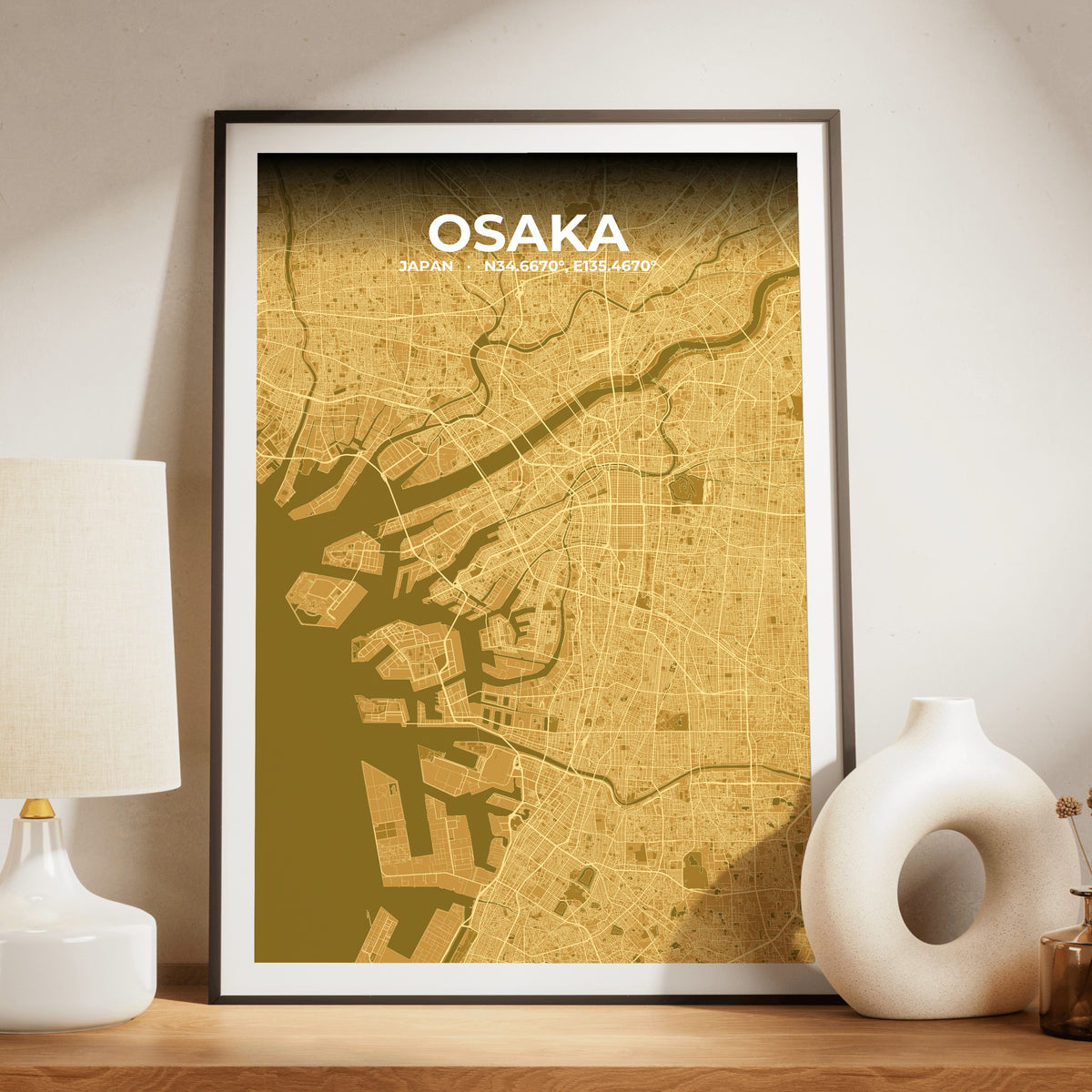 Osaka Forge Map Poster