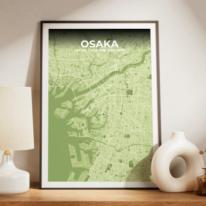 Osaka Grove Map Poster