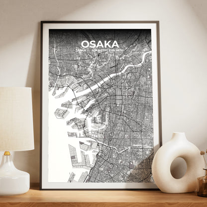 Osaka Ash Map Poster