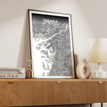 Osaka Ash Map Poster