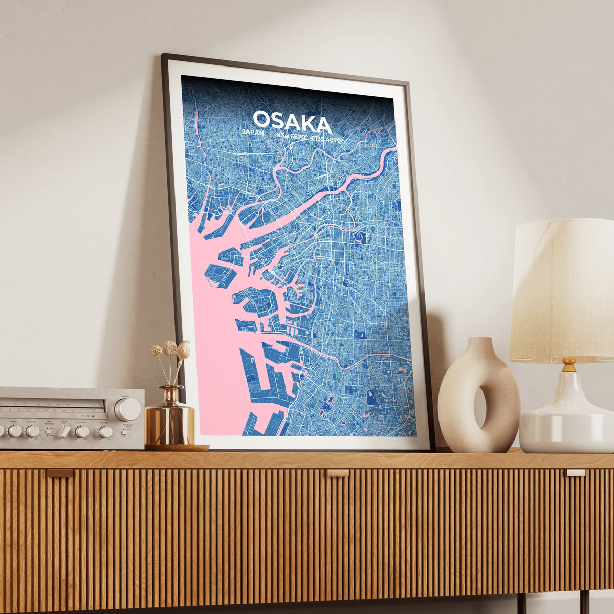 Osaka Candy Map Poster