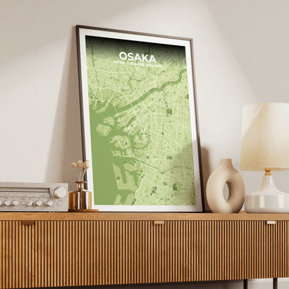 Osaka Grove Map Poster