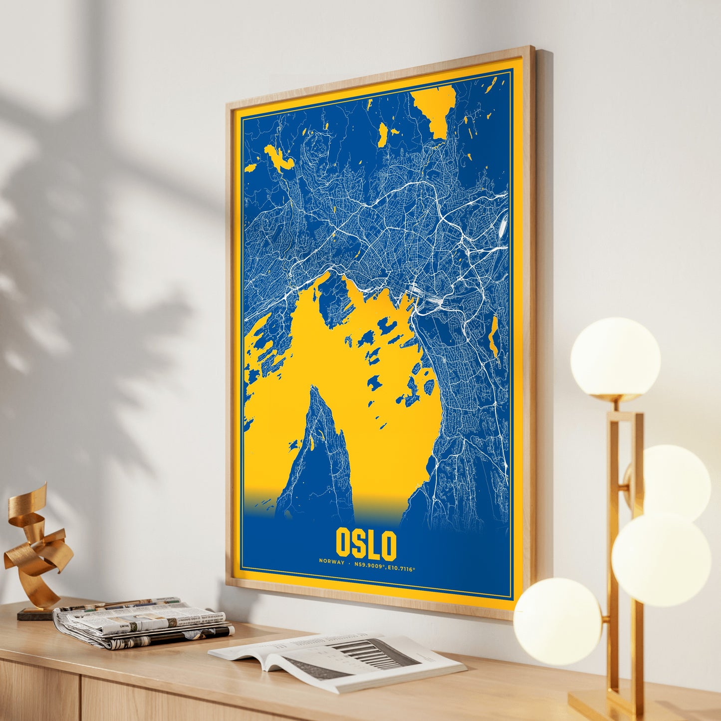 Oslo Blockbuster Map Poster