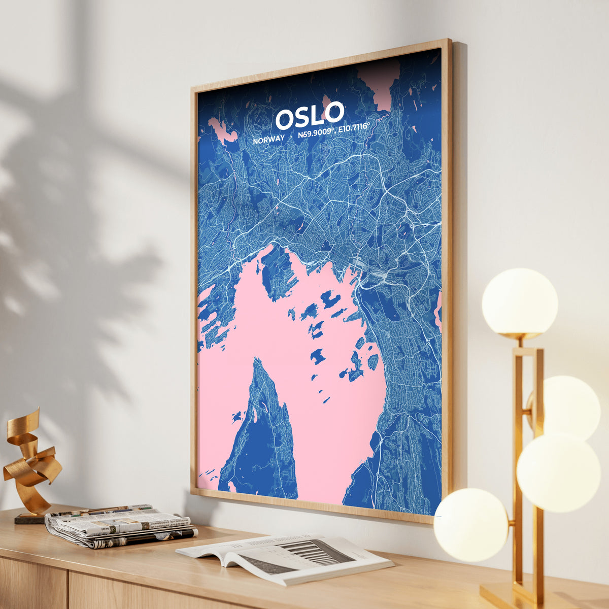 Oslo Candy Map Poster
