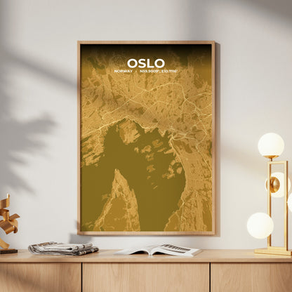 Oslo Forge Map Poster