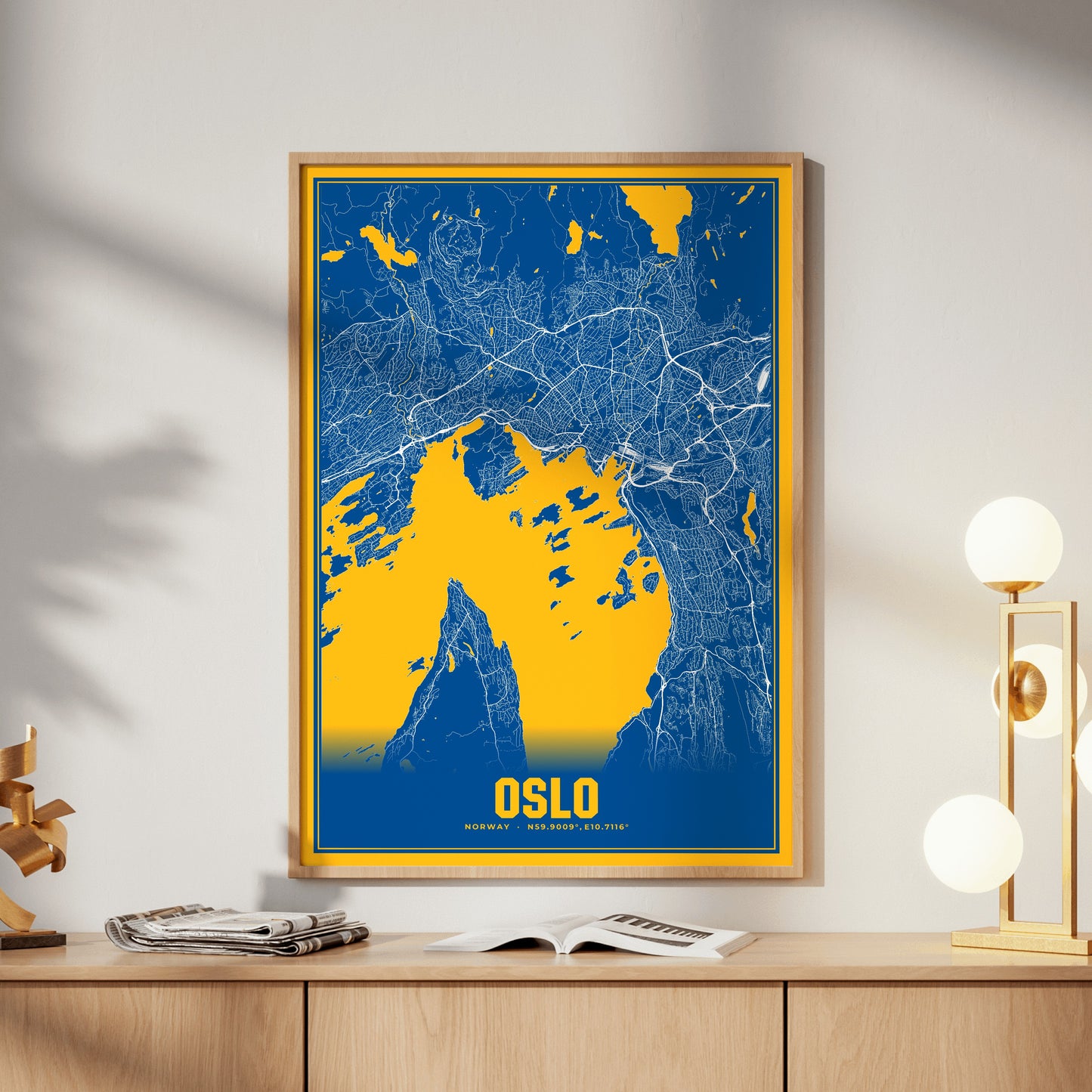 Oslo Blockbuster Map Poster