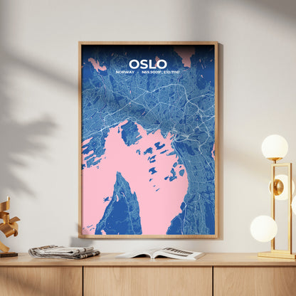 Oslo Candy Map Poster
