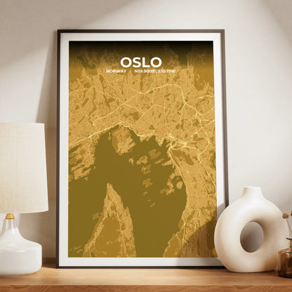 Oslo Forge Map Poster