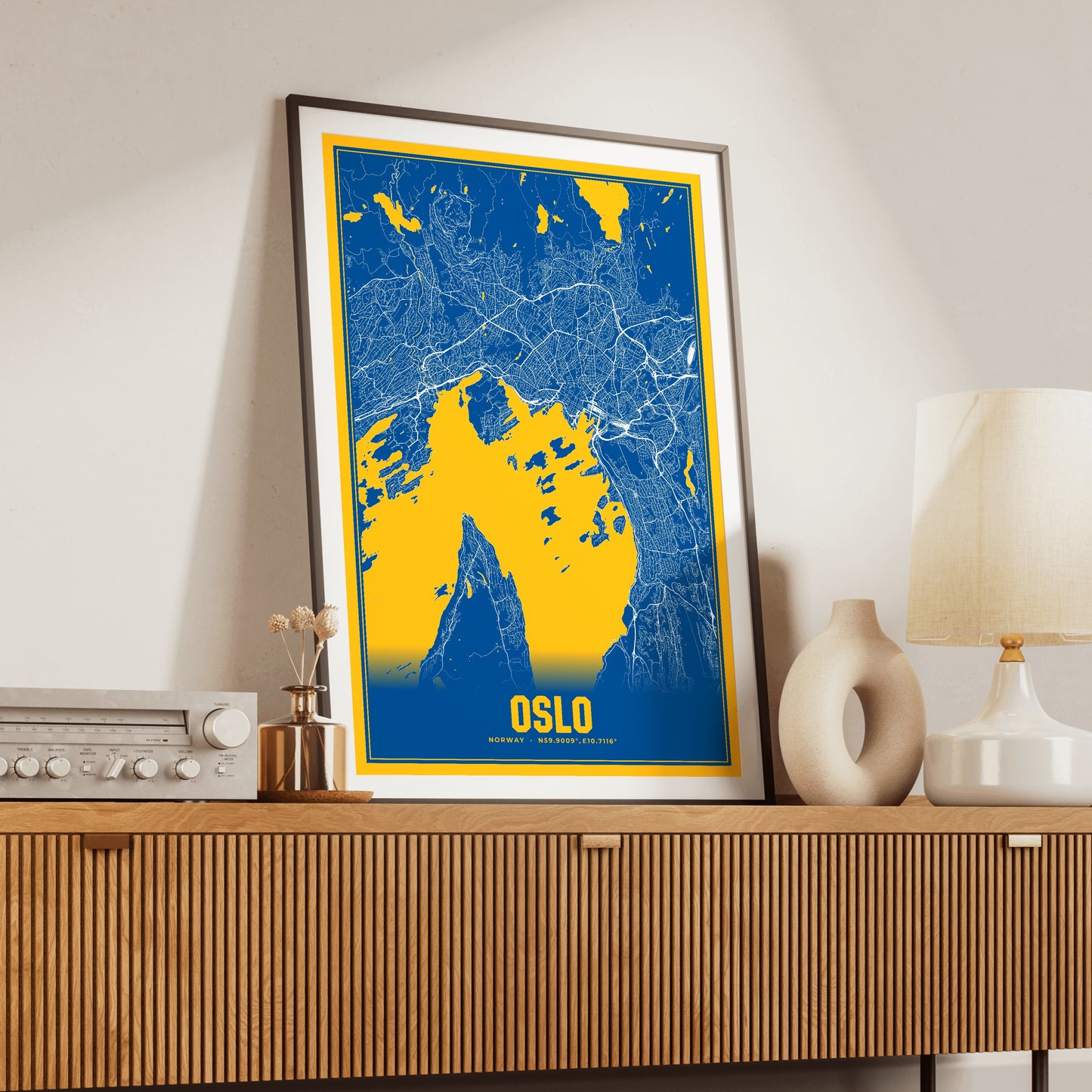 Oslo Blockbuster Map Poster